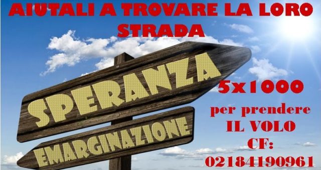 5×1000 per prendere IL VOLO