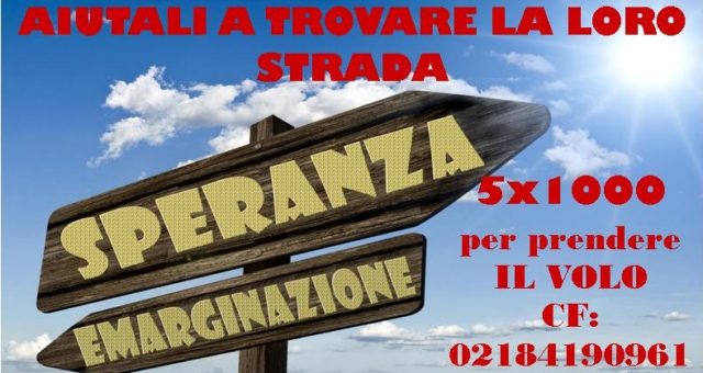 5×1000 per prendere IL VOLO